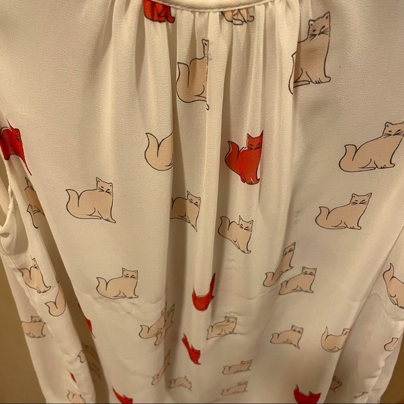 Zara Trafaluc cat print blouse - Picture 4 of 5